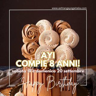 8 ANNI DI NOI! ❤
Il 21 settembre Ashtanga Yoga Italia compie ufficialmente 8 anni!!! 🥳🌷🎉🎈🎊 Visto che il 21 è lunedì, abbiamo deciso di festeggiare con te il weekend prima: SABATO 19 & DOMENICA 20 tutte le LEZIONI saranno GRATUITE 🤗
⭐ SE SEI GIÀ SOCIO/A, puoi partecipare a tutte le lezioni del weekend indicato gratuitamente, in aggiunta al tuo abbonamento o carnet... e anche se sono terminati e non ne hai ancora uno nuovo attivo;
⭐ SE NON SEI SOCIO/A, abbiamo un regalo anche per te! Le CLASSI MYSORE di sabato 19 alle 10.45h e quella di domenica 20 alle 10.15h saranno gratuite. Se desideri provare una classe con noi, questa è un'ottima occasione. Non perderla!
Per prenotare, scrivici ad ashtangayogaitalia@gmail.com e saremo felici di averti con noi!
Ti aspettiamo per celebrare insieme!!! ❤
#AshtangaYogaItalia #yogaforeveryone #happybirthday #classigratuite
Ashtanga
Yoga
Italia
Milano
Classe guidata
Prova gratuita